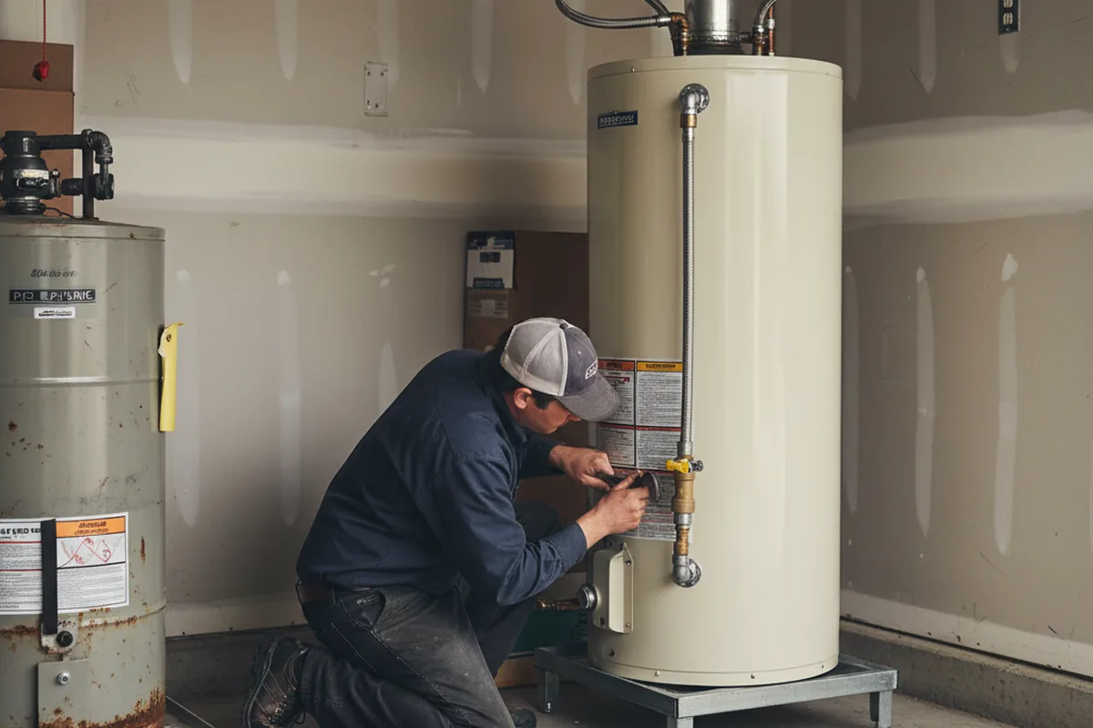 Water heater and shutoff valve replacement in Idaho City