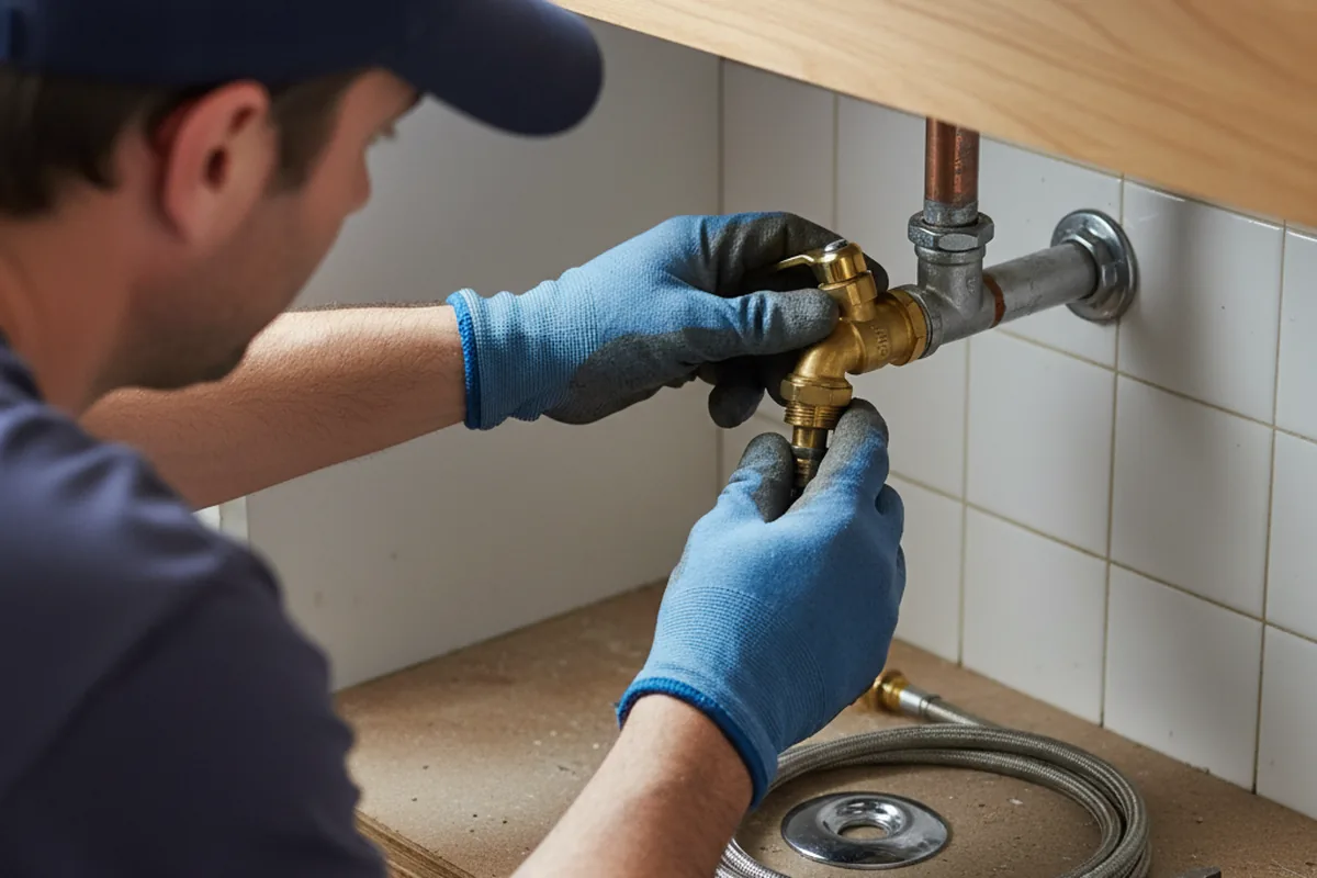Shutoff valve and fitting work during Emergency Plumbing in Idaho City